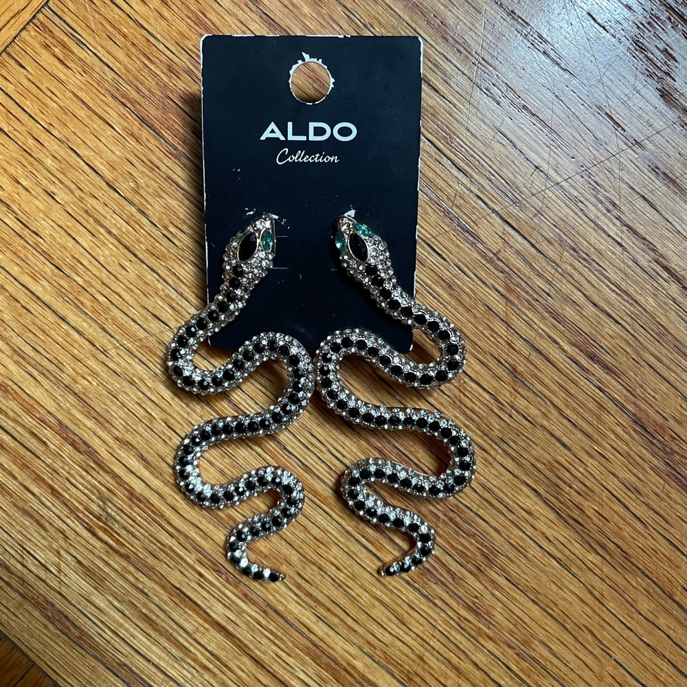 ALDO snake earrings